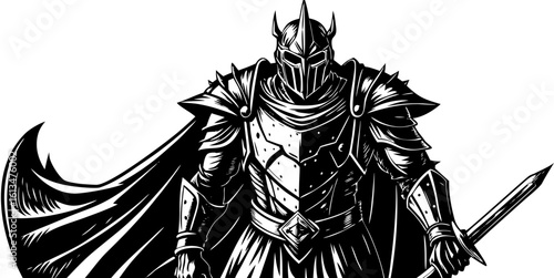 knight with sword