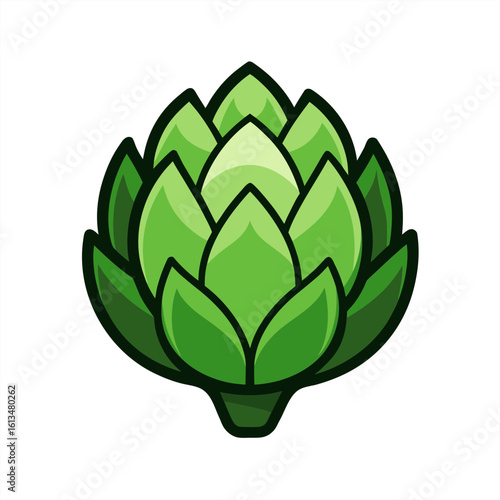 artichoke on transparent background