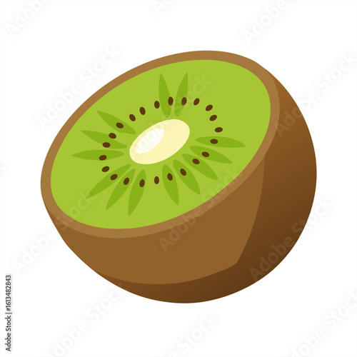 kiwi on transparent background