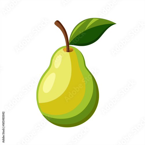 pear on transparent background