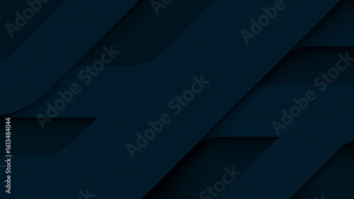 Stunning abstract navy background with dynamic lines for modern presentations and web design projects