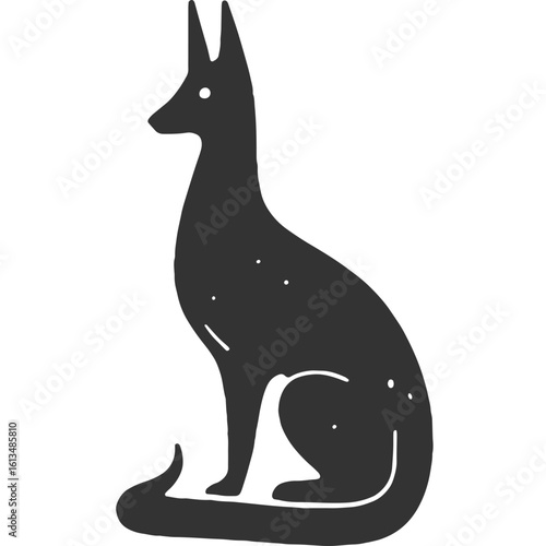 I Watched Myself Crumble in Silent Vintage Illustration Vector