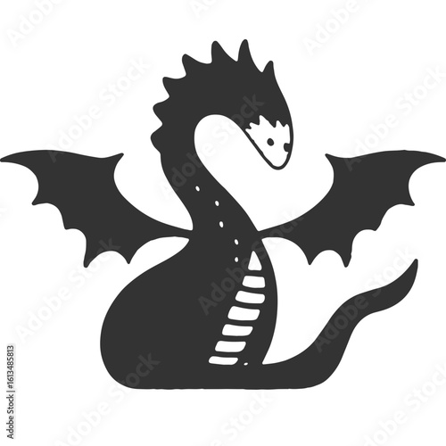 I Watched Myself Crumble in Silent Vintage Illustration Vector