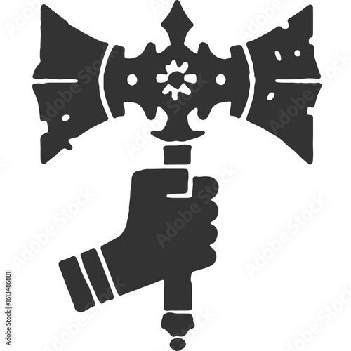 Over Vintage Illustration Vector