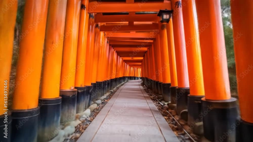 Tunnel of Orange Torii Gates Tunnel of Orange Torii Gates