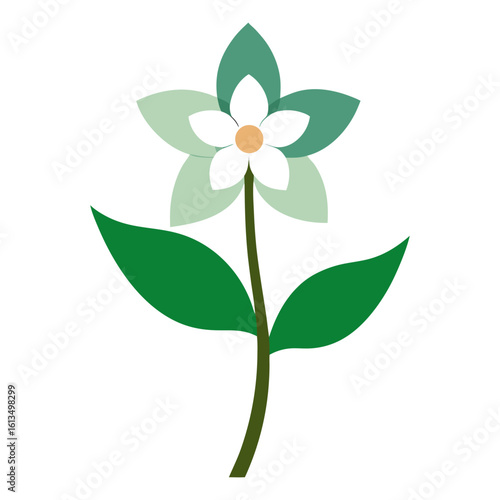 vector illustration of a flower