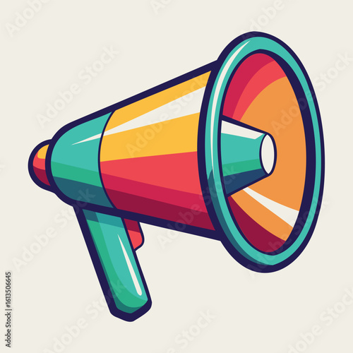 Megaphone – Voice Amplification Symbol