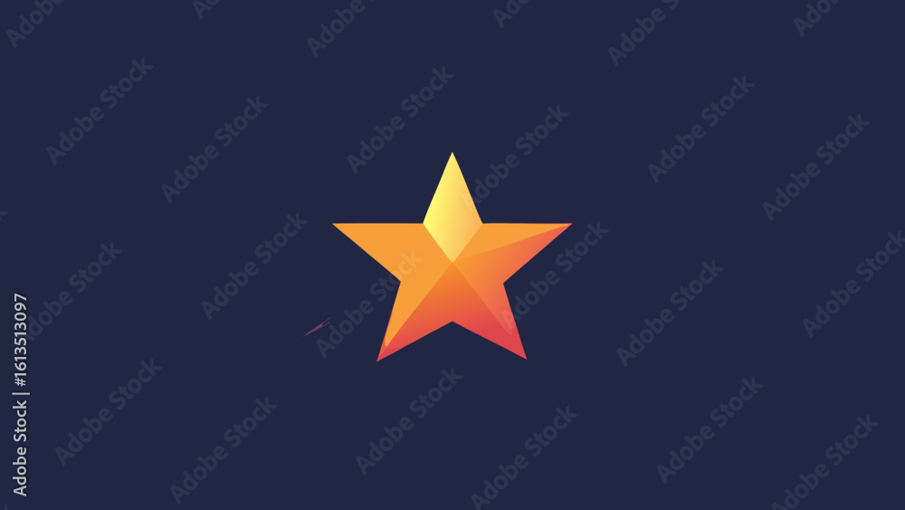 Soft Focus Glowing Star in the Corner Soft Focus Glowing Star in the Corner