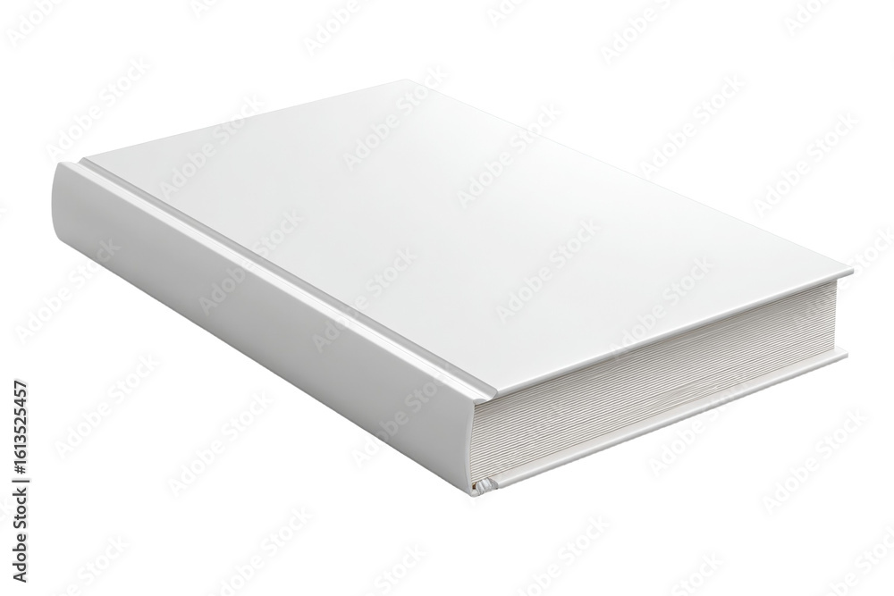 A white book with a white cover A white book with a white cover