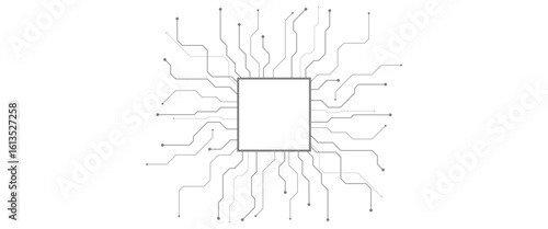 Vector design element style circuit board background