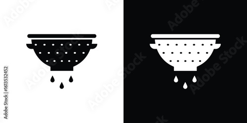 Strainer icon or logo isolated sign symbol vector illustration Collection