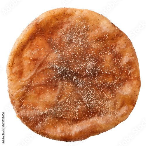 Golden-brown baked pie with a flaky crust and sugar topping