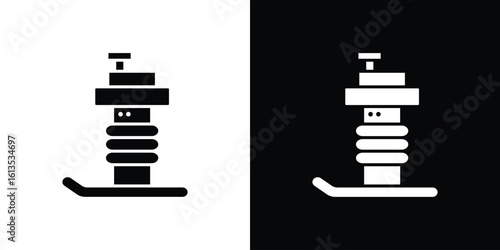 Rammer icon or logo isolated sign symbol vector illustration Collection