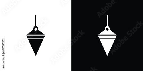 Plumb bob icon or logo isolated sign symbol vector illustration Collection