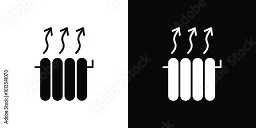 Heat icon or logo isolated sign symbol vector illustration Collection