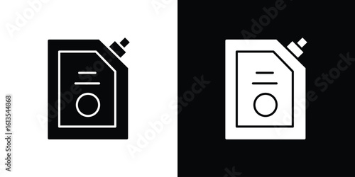 Doy pack pouch icon or logo isolated sign symbol vector illustration Collection