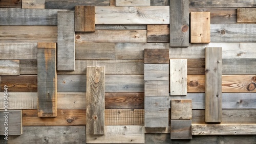 Wallpaper Mural Rustic Wooden Plank Background Texture A Harmonious Arrangement of Reclaimed Lumber with Varied Grain and Tones Torontodigital.ca