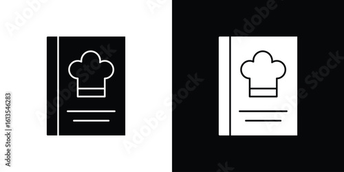 Cookbook icon or logo isolated sign symbol vector illustration Collection