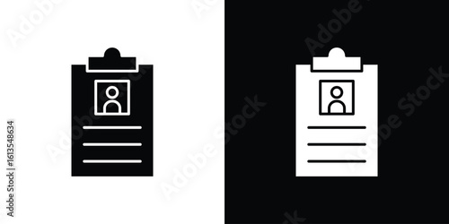 Application form icon or logo isolated sign symbol vector illustration Collection