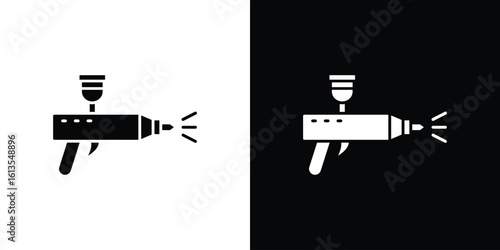 Airbrush icon or logo isolated sign symbol vector illustration Collection