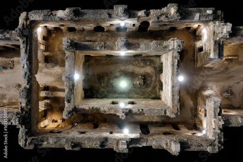 drones perform photogrammetry of historic buildings for restoration their essence