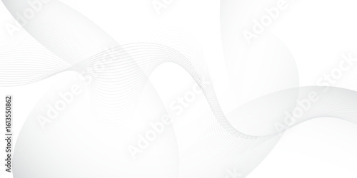 Abstract background with grey gradient circle ring. Spiral sound wave rhythm line dynamic shape. abstract background, Vector illustration design for presentation, banner, cover, poster, texture Etc.	