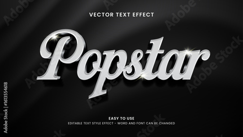 popstar editable text effect