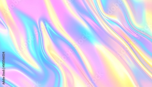 虹色グラデーションのホログラム背景