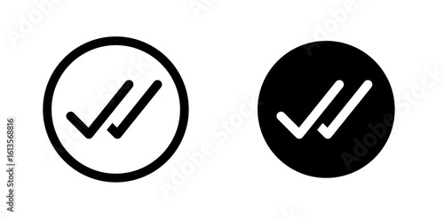 Received and Read icon with Messaging App