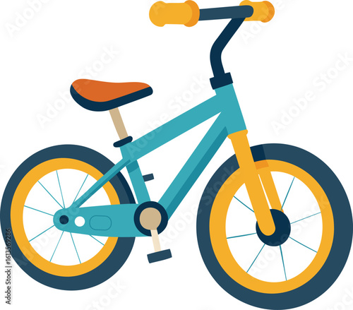 Editable and coloring balance bike vector icon illustration, Modern balance bike vector art use of children, kids, clothing, coloring book, banner, shop, logo and more, balance bike vector