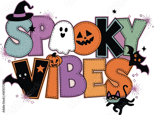 spooky vibes boo boo crew graphic