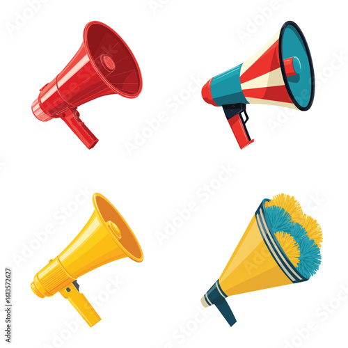 megaphone and loudspeaker
