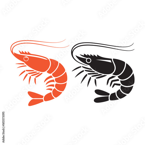 shrimp vector illustration