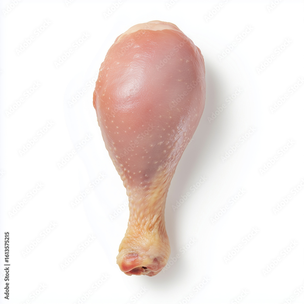 a_single_raw_chicken_drumstick a_single_raw_chicken_drumstick