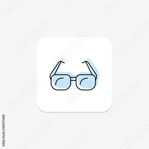 Reading Glasses, vector, pixel perfect, illustrator file