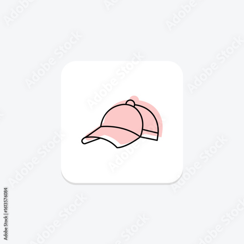 Baseball Cap, vector, pixel perfect, illustrator file