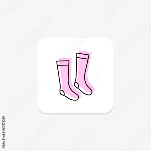 Leg Warmers, vector, pixel perfect, illustrator file