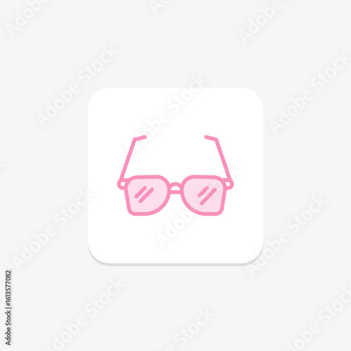 Eyeglasses, vector, pixel perfect, illustrator file