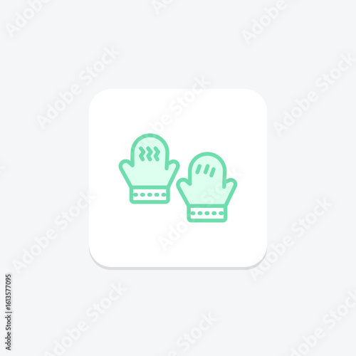 Mittens, vector, pixel perfect, illustrator file