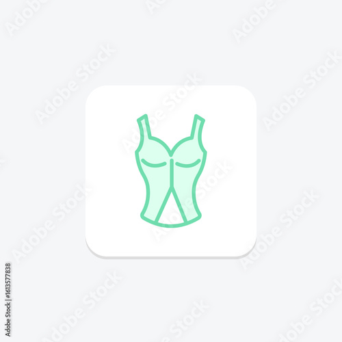 Bustier, vector, pixel perfect, illustrator file