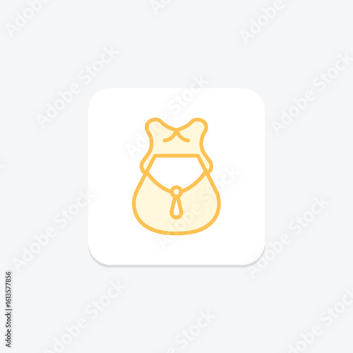 Chatelaine Bag, vector, pixel perfect, illustrator file