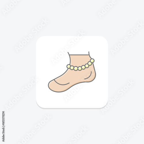 Anklet, vector, pixel perfect, illustrator file