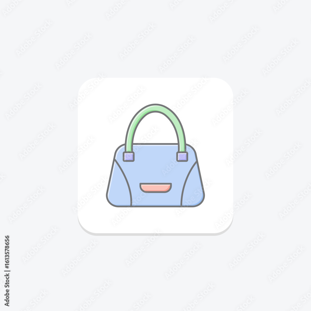 Handbag, vector, pixel perfect, illustrator file Handbag, vector, pixel perfect, illustrator file