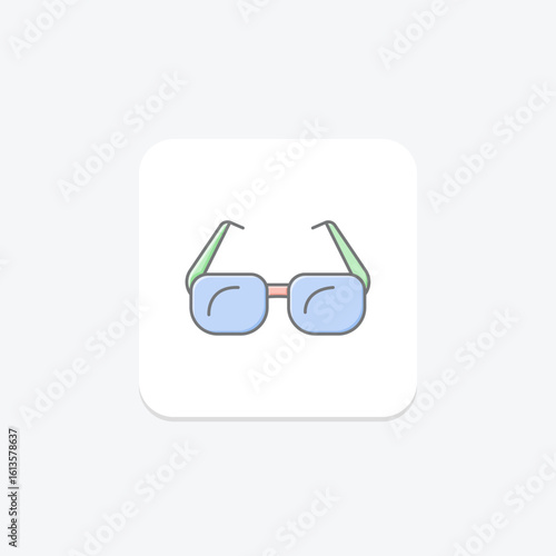 Reading Glasses, vector, pixel perfect, illustrator file