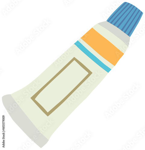 塗り薬のイラスト ベクター素材