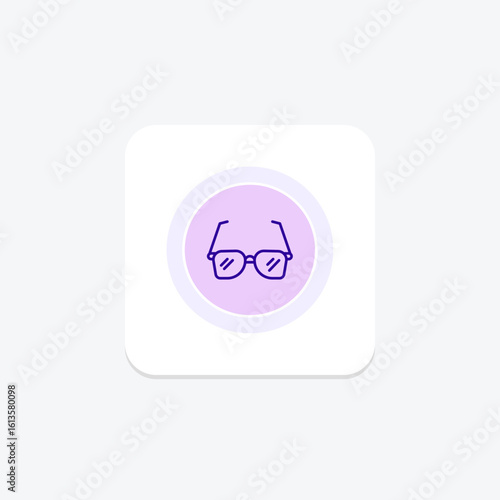 Eyeglasses, vector, pixel perfect, illustrator file