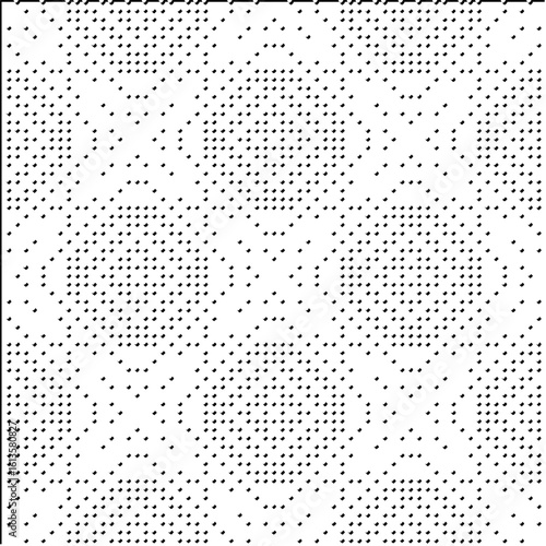 3d relief tiles.Vector pattern with symmetrical elements. Modern stylish abstract texture. Repeating tiles from striped elements. Black and white pattern.