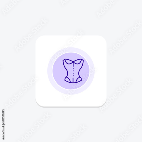 Corset, vector, pixel perfect, illustrator file