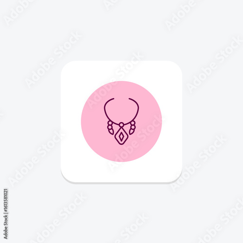 Statement Necklace, vector, pixel perfect, illustrator file