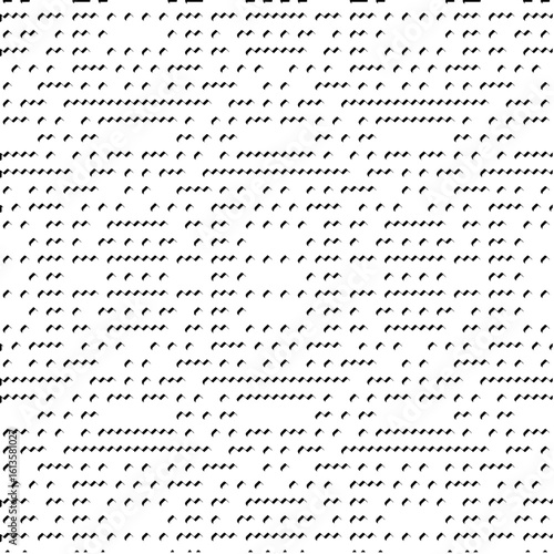 3d relief tiles.Vector pattern with symmetrical elements. Modern stylish abstract texture. Repeating tiles from striped elements. Black and white pattern.